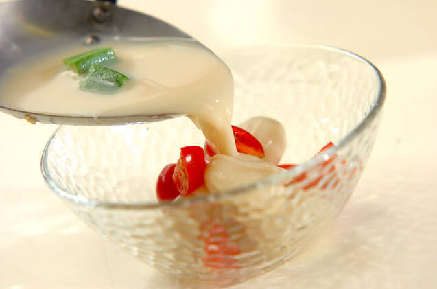 白玉団子入り豆乳冷汁の作り方の手順6