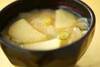 ジャガイモのみそ汁の作り方の手順