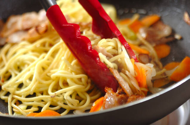 塩焼きそばの作り方の手順3