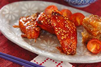 ブリの甘辛揚げ