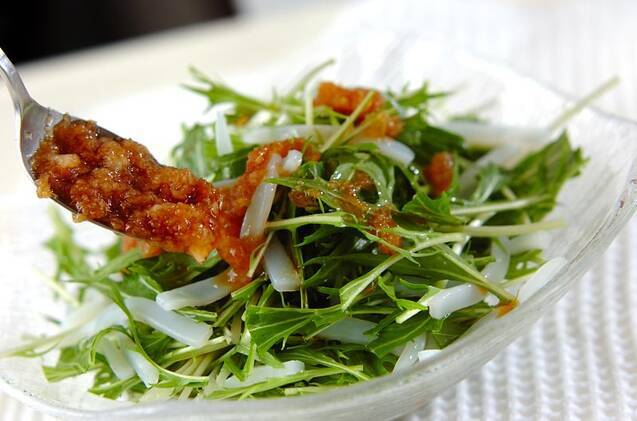 イカのお刺身サラダの作り方の手順4