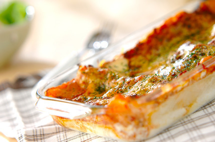 ミートソースとホワイトソースの基本のラザニア