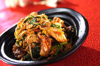 豚肉とキムチの炒め物