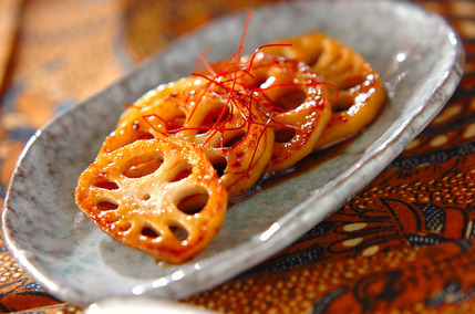 焼きレンコンマリネ