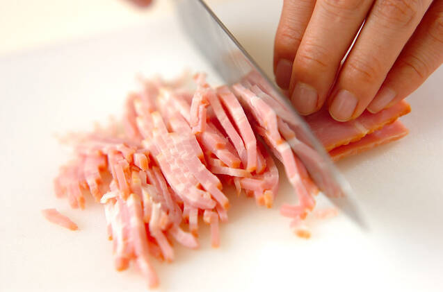 パリパリベーコンの作り方の手順1