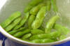 塩ゆで枝豆の作り方の手順2