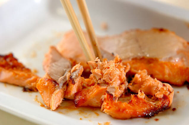 鮭とイクラの親子丼の作り方の手順2