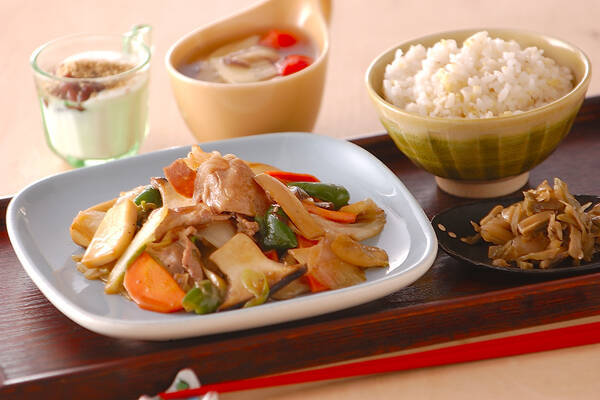 豚肉と野菜の炒め物セット