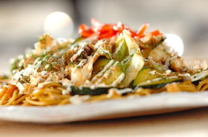 ズッキーニ焼きそば