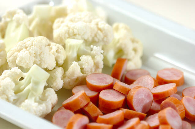 カリフラワースープの作り方の手順1