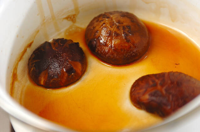 シイタケの甘煮の作り方の手順2