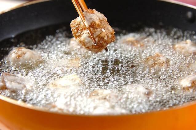 コンニャクの唐揚げの作り方の手順2