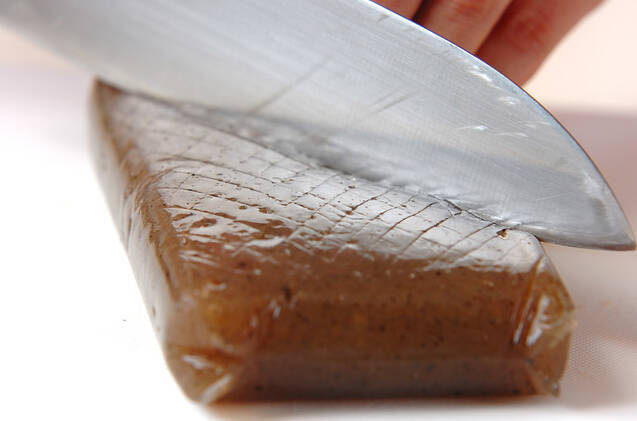 コンニャクの唐揚げの作り方の手順1