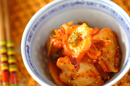 作り置きタコキムチ