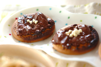 焼きチョコビスケット