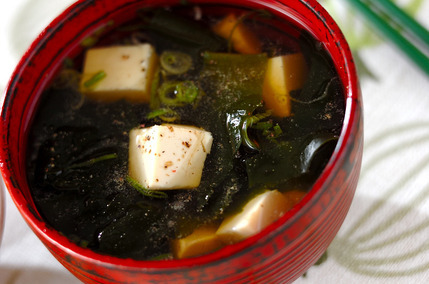 ワカメのスープ