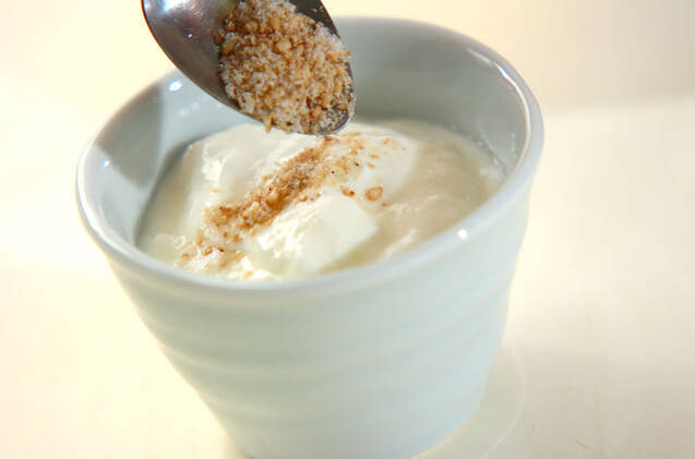 ゴマ・ヨーグルトの作り方の手順2