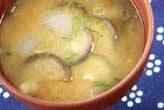 玉ネギとナスのみそ汁