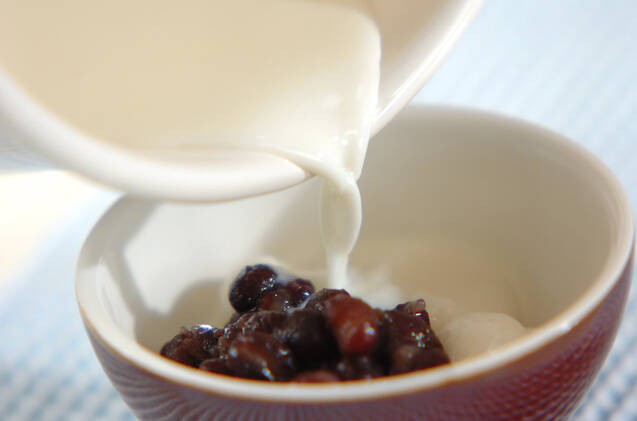 杏仁風味白玉の作り方の手順3