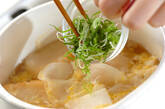 カブのかきたま汁の作り方4