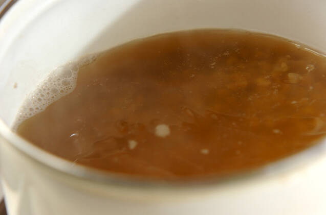 そば米入りお吸い物の作り方の手順5