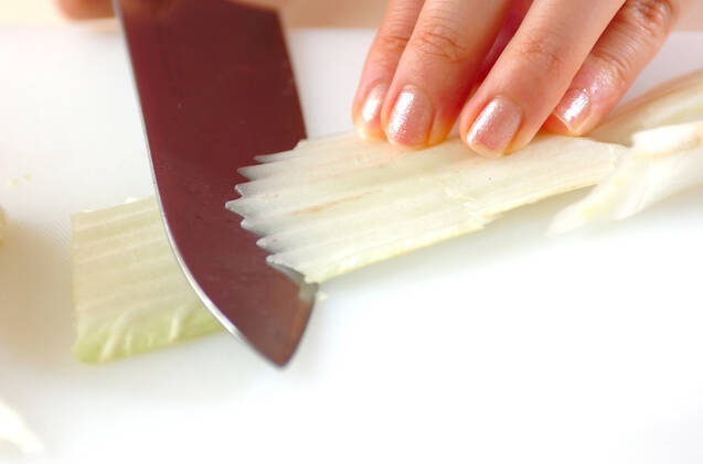 白菜のビネガー和えの作り方の手順1