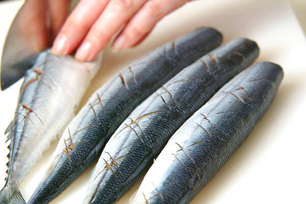 サンマの幽庵焼きの作り方の手順3