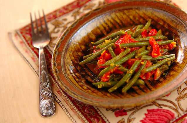 インゲンのサブジ