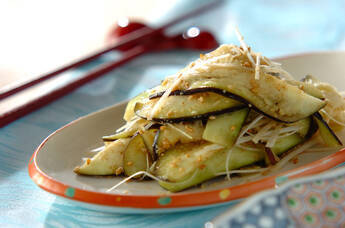 ナスの簡単ゴマ和え