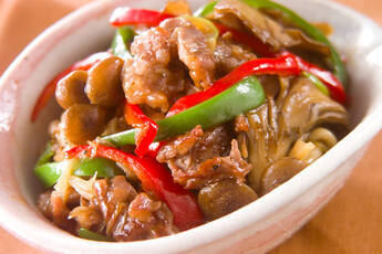 キノコのこっくり炒め