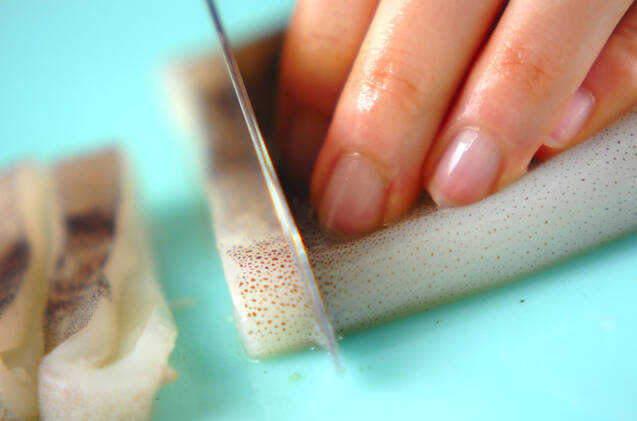 大阪風イカ焼きの作り方の手順1