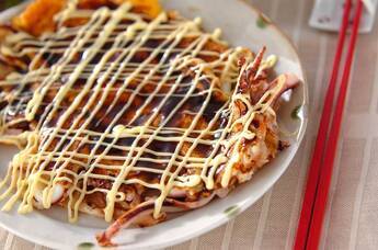 大阪風イカ焼き