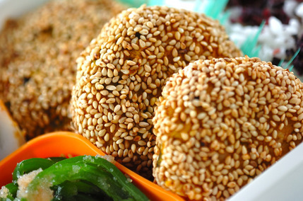 カボチャのゴマ焼き