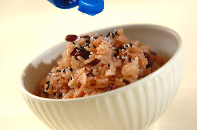もちもちお赤飯の作り方の手順5