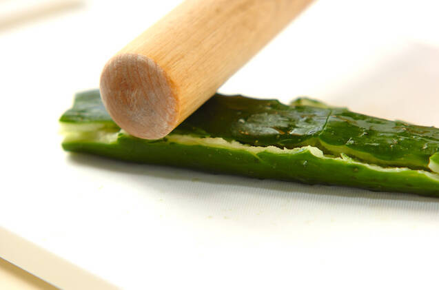 たたきキュウリのピリ辛和えの作り方の手順1