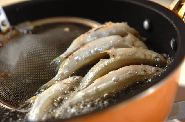 ワカサギと野菜の南蛮漬けの作り方の手順7