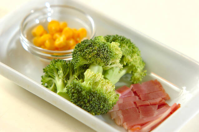 ブロッコリーのソテーの作り方の手順1