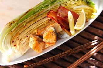 サーモンと白菜のソテー