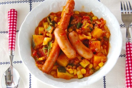 ソーセージのトマト煮