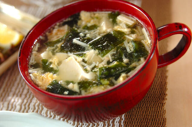 豆腐とふんわり卵のスープ