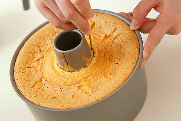 セサミのシフォンケーキの作り方の手順13