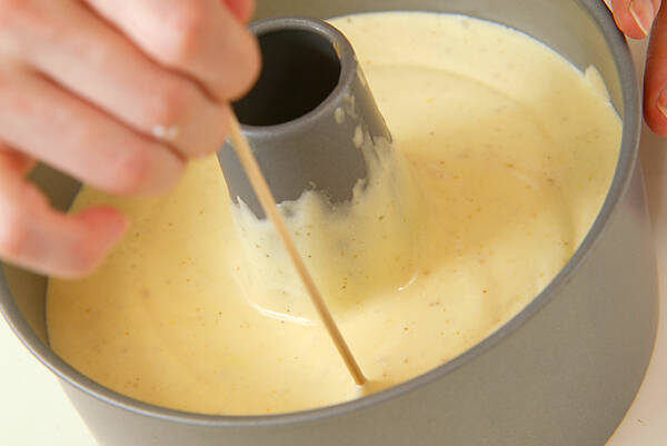 セサミのシフォンケーキの作り方の手順10