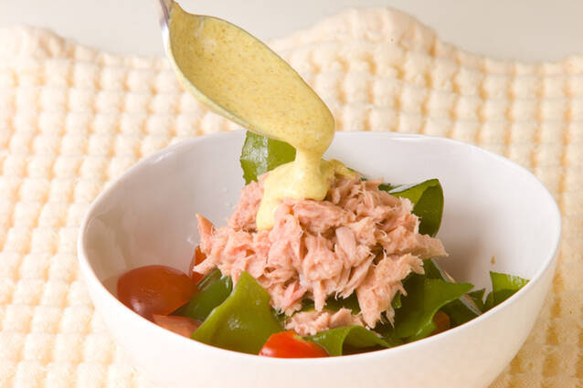 ワカメとツナのサラダの作り方の手順4