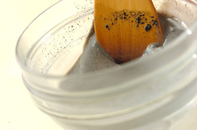 黒ゴマのミルクプリンの作り方の手順4