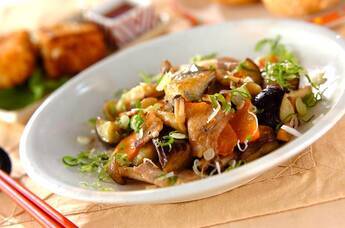 豚バラ肉の白みそ炒め