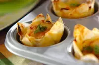 キノコとベーコンの簡単キッシュ