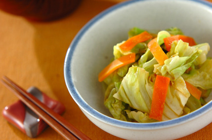 春キャベツのからし和え