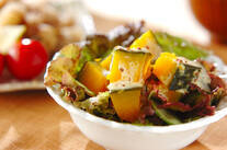 ゆでカボチャのサラダ