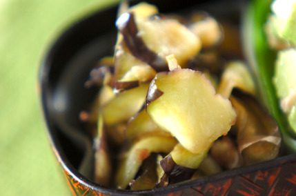 ナスのおかか和え