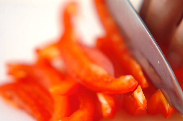 パプリカの白和えの作り方の手順1